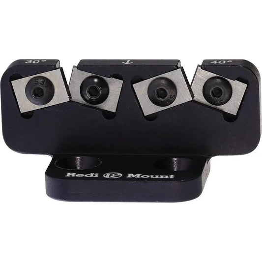 Redi Edge Redi Mount Sharpener Black - Adjustable Sharpening Angles at 30 40 and 60 Degrees by Redi Edge