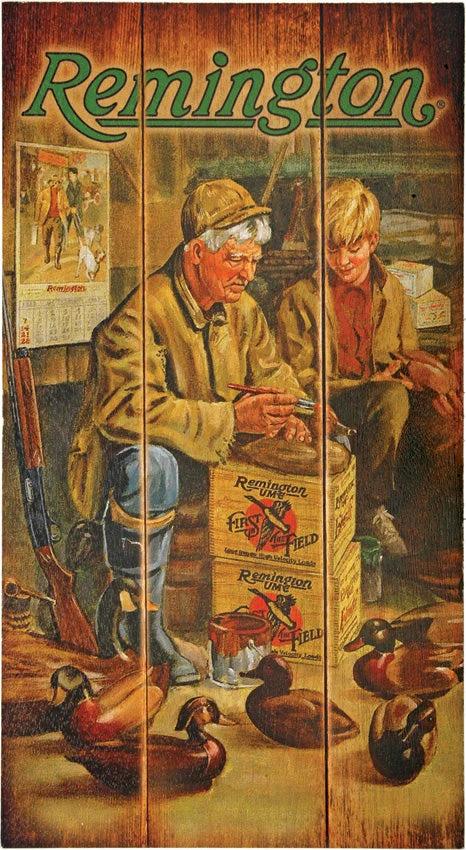 Remington First In The Field Decoys Sign RESG012 by Remington