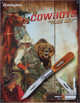 Remington Cowboy Tin Sign RESG9514 by Remington