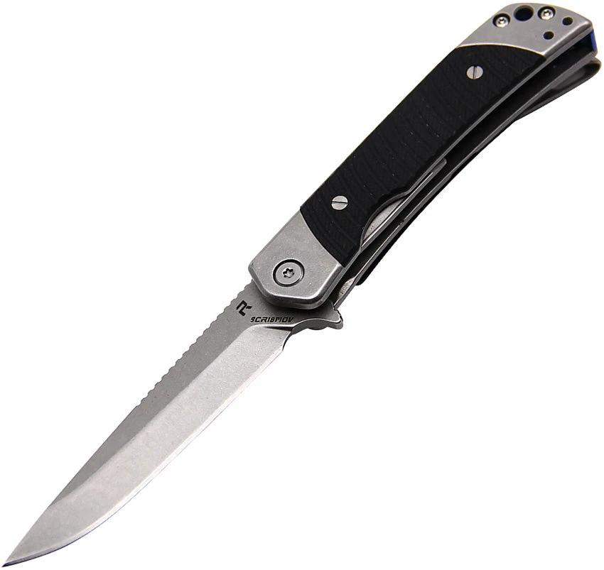 Revo Duo Linerlock Drop Point Black DUODROPBLK by Revo