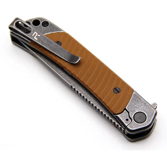 Revo Duo Linerlock Drop Point Brown DUODROPBRN by Revo