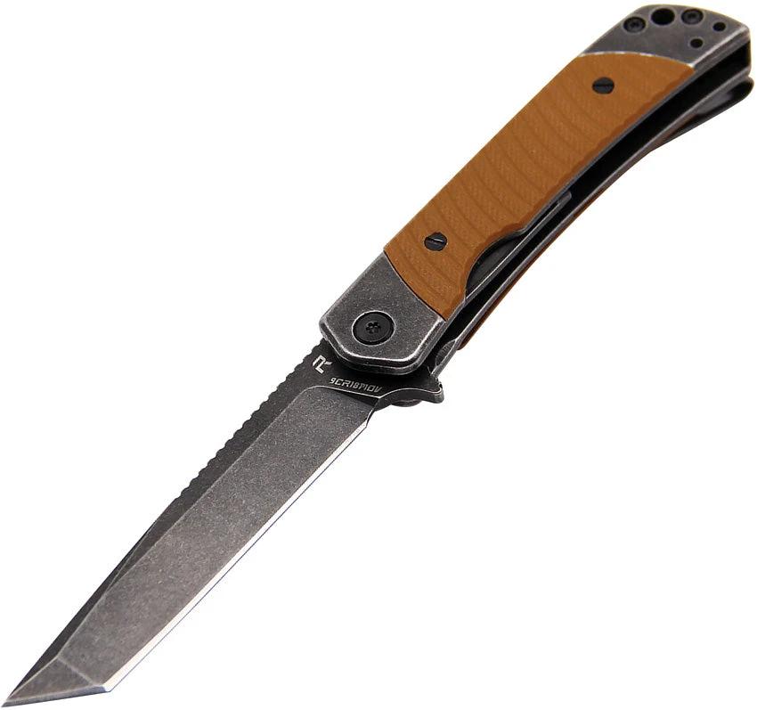 Revo Duo Linerlock Tanto Brown DUOTANTOBRN by Revo