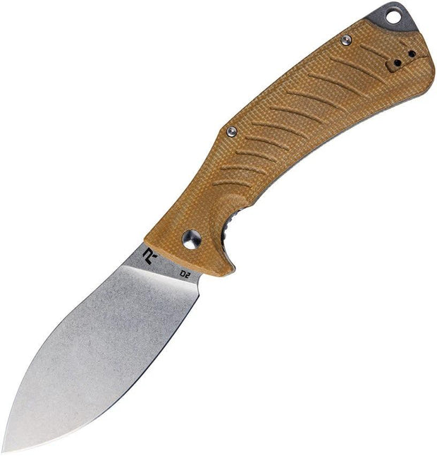 Revo Ness Linerlock Brown Micarta NESSREV2MIC by Revo