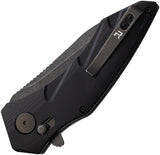 Revo Storm Crossbar Lock Knife - VG 10 Stainless Drop Point Blade Black Stonewash With G10 Handle by Revo