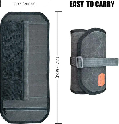 Roaring Fire Pioneer Mini Tool Roll PIONEER-MINI-TOOL-ROLL-GREEN by Roaring Fire