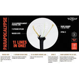 Parapocalypse Black SPARA100 Paracord From Atwood Rope MFG For Outdoor Survival Enthusiasts Durable by Atwood Rope MFG