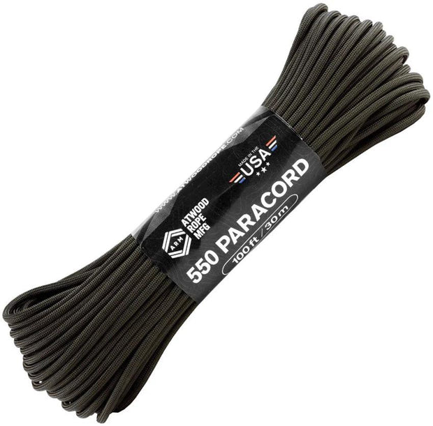 Atwood Rope MFG Parachute Cord Stealth Olive S30 - STEALTH OLIVE by Atwood Rope MFG