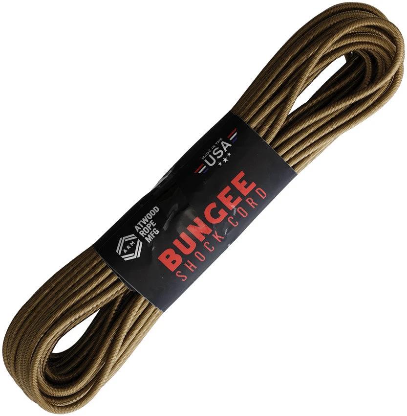 Atwood Rope MFG Bungee Shock Cord 50ft Tan SC10-50 TAN by Atwood Rope MFG