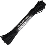 Atwood Rope Mfg 95 Paracord Black 100 Ft Nylon Core 180 Lb Test Outdoor Survival Gear by Atwood Rope MFG