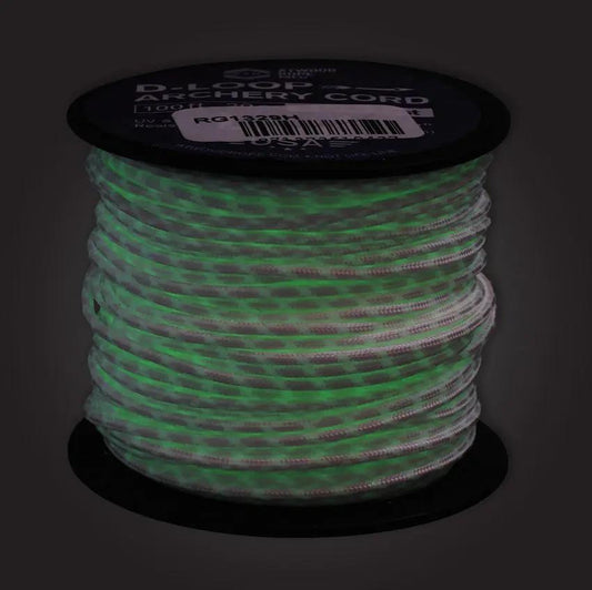 Atwood Rope MFG D-Loop Cord Glow 3 By 32 Inch Diameter 345 Lb Uber Glow 100 Ft Outdoor Climbing by Atwood Rope MFG