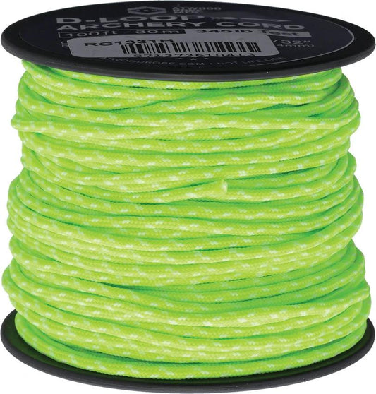 Atwood Rope MFG D-Loop Cord Neon Green Glow 100S18 NEON GREEN by Atwood Rope MFG