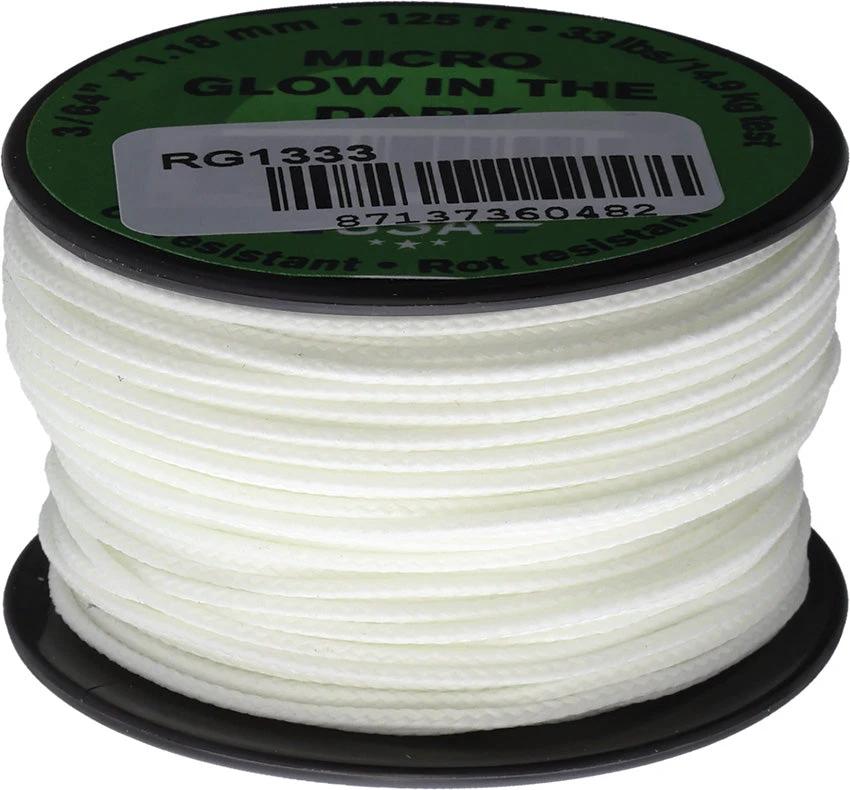 Atwood Rope MFG Micro Cord 125Ft Glow GLOW-MC125 by Atwood Rope MFG