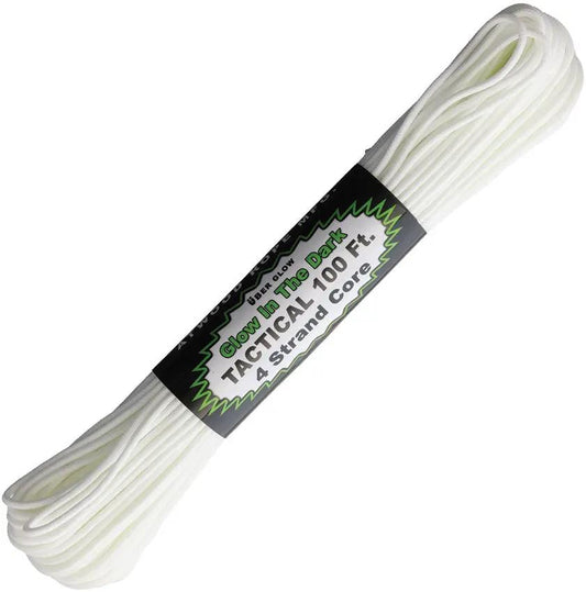 Atwood Rope MFG Tactical Paracord Glow GLOW TC100 100ft for Outdoors Glows 14 Hours UV Resistant by Atwood Rope MFG