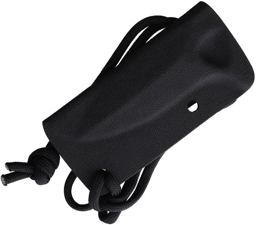 Regiment Blades Low Viz Fixed Blade Knife - Black G10 Handle Full Tang And Kydex Neck Sheath by Regiment Blades