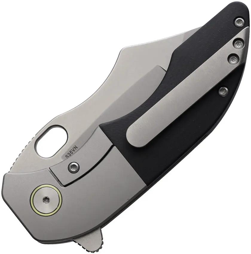 Red Horse Knife Works War Pig Framelock - S35VN Satin Blade G10 Inlay Titanium Handle by Red Horse Knife Works