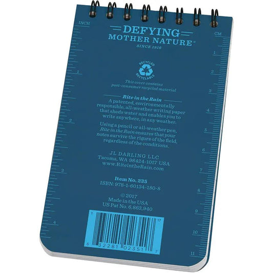 Rite In The Rain 3x5 Top Spiral Notebook Durable Pocket Journal For Fieldwork Quick Notes by Rite in the Rain