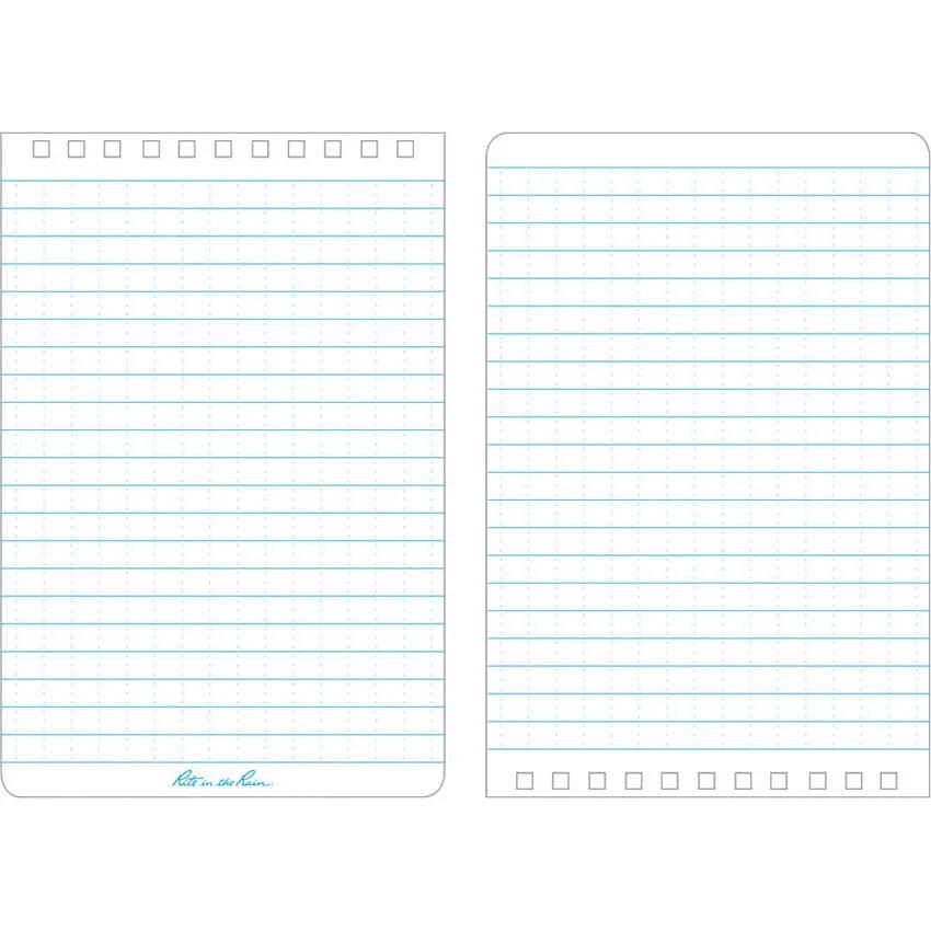 Rite In The Rain Top Spiral Notebook 4x6 Blue For Fieldwork by Rite in the Rain