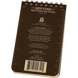 Rite In The Rain 3x5 Top Spiral Notebook Brown Polydura Compact Field Journal For Professionals Students Outdoors by Rite in the Rain