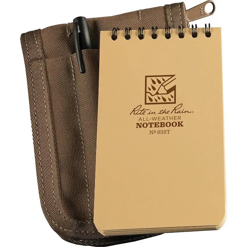 Rite In The Rain 3x5 Weatherproof Kit Tan With Notebook And All Weather Pen For Field Pros by Rite in the Rain