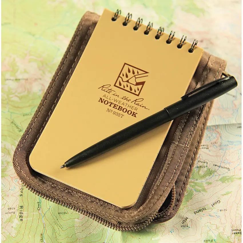 Rite In The Rain 3x5 Weatherproof Kit Tan With Notebook And All Weather Pen For Field Pros by Rite in the Rain