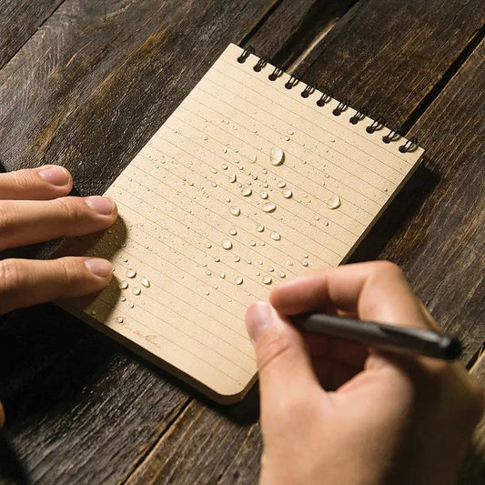 Rite In The Rain 4x6 Top Spiral Notebook Tan Waterproof Paper For Outdoor Pros Field Work by Rite in the Rain