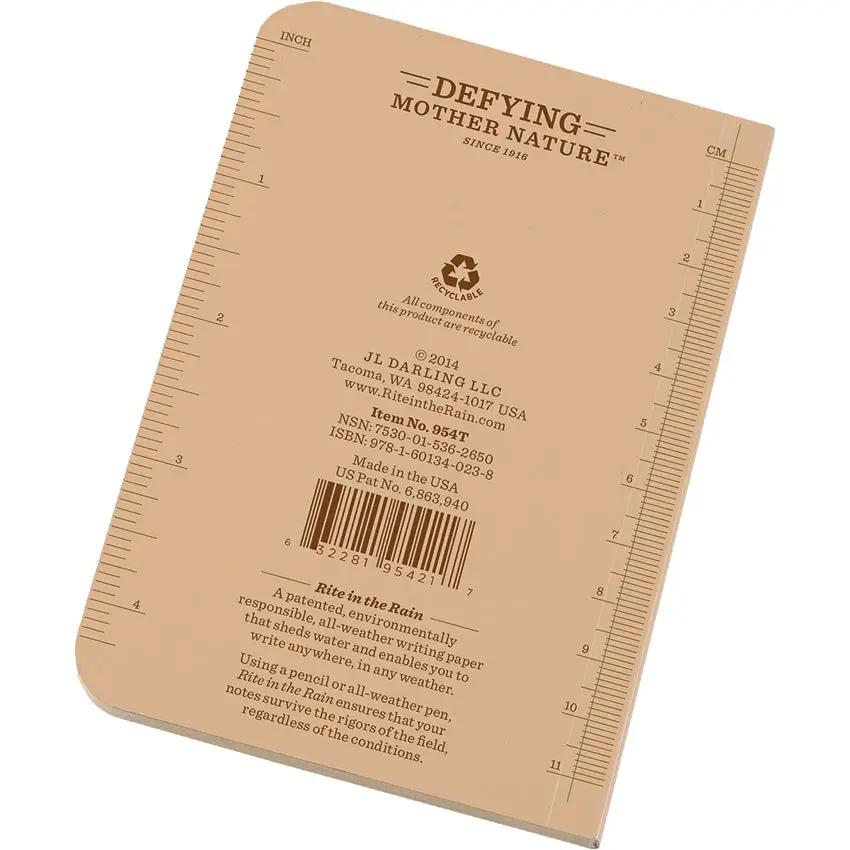Rite In The Rain Field Flex Pocket Memo 954T Waterproof Notebook For Outdoorsmen by Rite in the Rain