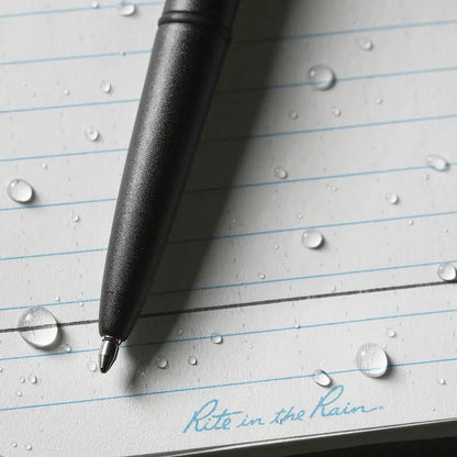 Rite In The Rain All Weather Pressurized Bullet Pen Black For Outdoor Professionals Writes On Wet Paper Upside Down by Rite in the Rain
