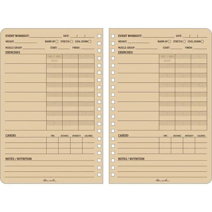 Rite In The Rain ACFT Fitness Journal Durable 64 Pages Spiral With Event Forms And Progress Tracker For Soldiers by Rite in the Rain