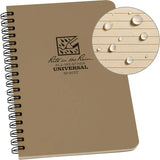 Rite in the Rain Tan Side Spiral Notebook 973T Weatherproof Field Journal for Outdoor Enthusiasts by Rite in the Rain