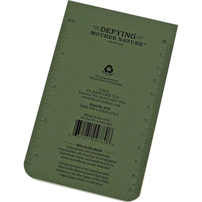 Rite In The Rain Top Bound Memo Notebook Weatherproof Field Journal For Outdoor Professionals by Rite in the Rain