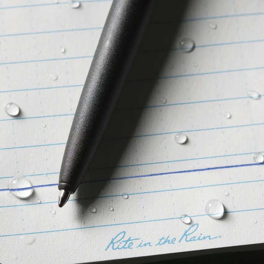 Rite In The Rain All Weather Pen Clicker Black 97B For Outdoorsmen Writes In Any Weather And Upside Down Permanent Ink by Rite in the Rain
