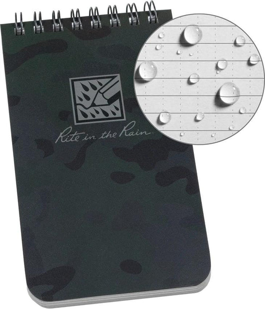 Rite in the Rain Top Spiral Camo Notebook 3x5 NHC35 by Rite in the Rain