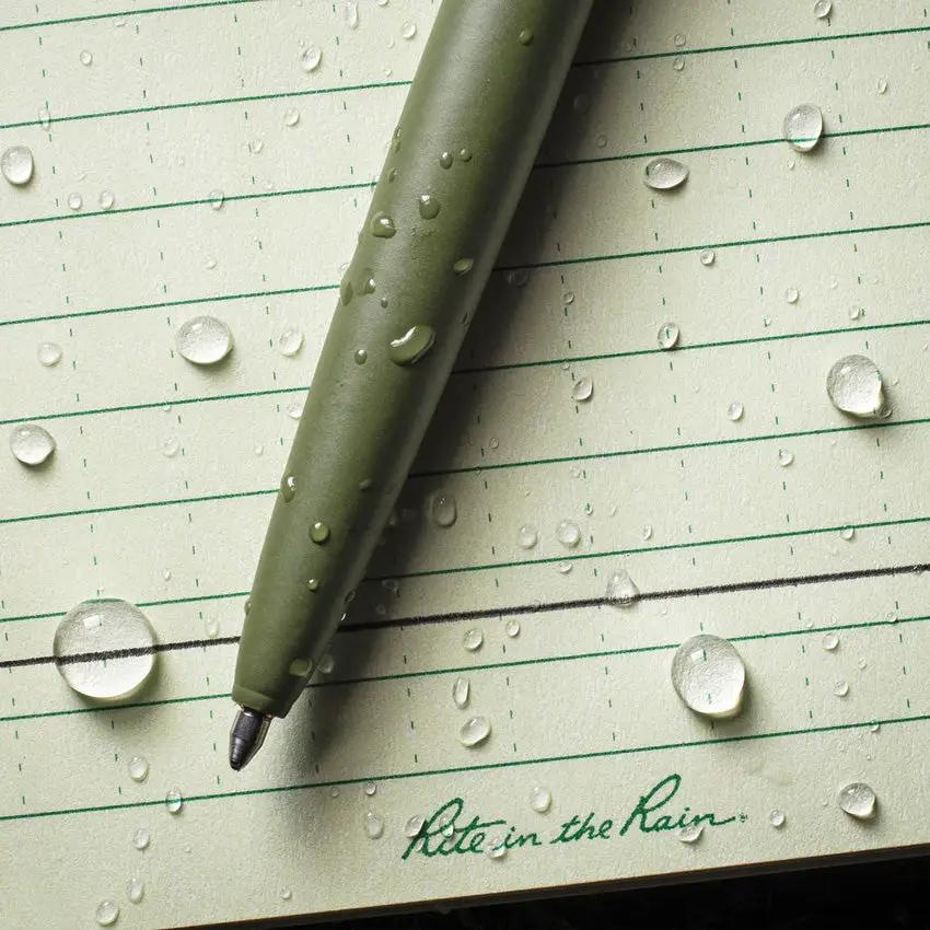 Rite In The Rain All Weather Metal Pen OD OD97 For Outdoorsmen Writes Upside Down In Extreme Temperatures by Rite in the Rain