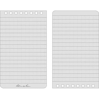 Rite In The Rain Top Spiral Notebook 3x5 Blaze Orange Cover For Fieldwork Professionals by Rite in the Rain