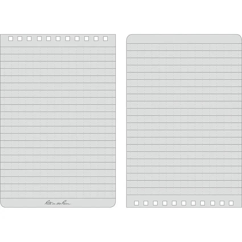 Rite in the Rain Top Spiral Notebook Blaze Orange 4x6 for Fieldwork and Travel Durability and Convenience by Rite in the Rain