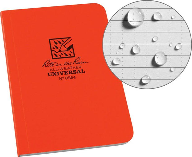Rite in the Rain Soft Cover Book Orange OR54 by Rite in the Rain