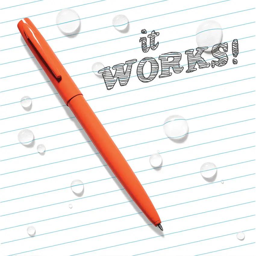 Rite In The Rain All-Weather Pen Clicker Orange OR97 For Outdoor Pros Weatherproof Durable Field Pen by Rite in the Rain