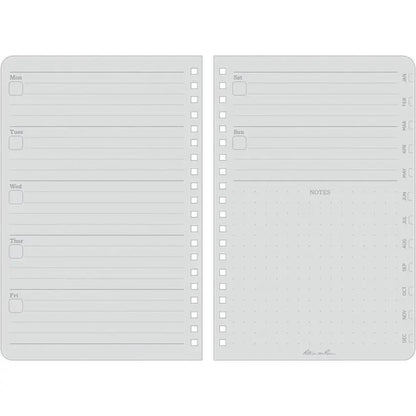 Rite In The Rain Weekly Planner Undated P52 Outdoor Field Journal Dot Grid Layout For Professionals by Rite in the Rain