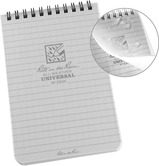 Rite in the Rain Top Spiral Notebook 4x6 XR46 by Rite in the Rain