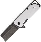 RIVE Knives Rogue Mini Linerlock Silver ROGUE MINI STRATUS by RIVE Knives