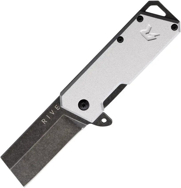 RIVE Knives Rogue Mini Linerlock Silver ROGUE MINI STRATUS by RIVE Knives
