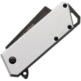 RIVE Knives Rogue Mini Linerlock Silver ROGUE MINI STRATUS by RIVE Knives