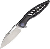 Rike Knife Thor 6 Framelock Gray Ti RK-11287-2 by Rike Knife