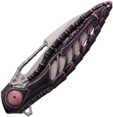 Rike Knife Thor 6 Framelock Purple Ti RK-11287-3 by Rike Knife