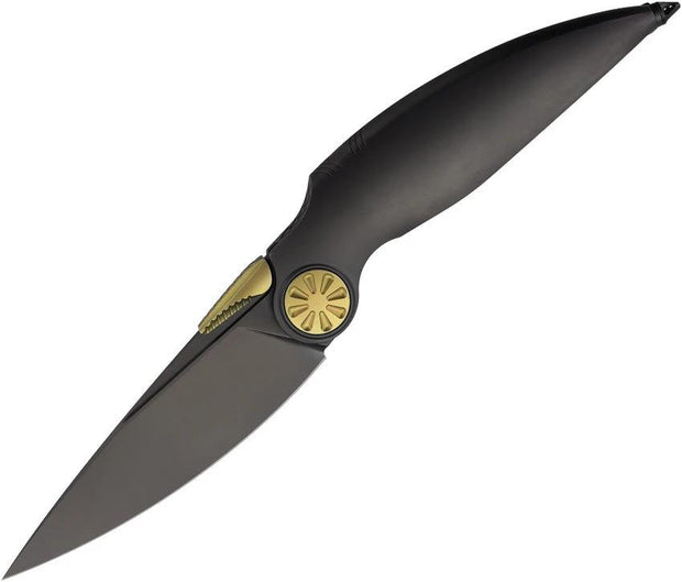 Rike Knife Predator P Framelock Black DLC RK-14012-2 by Rike Knife