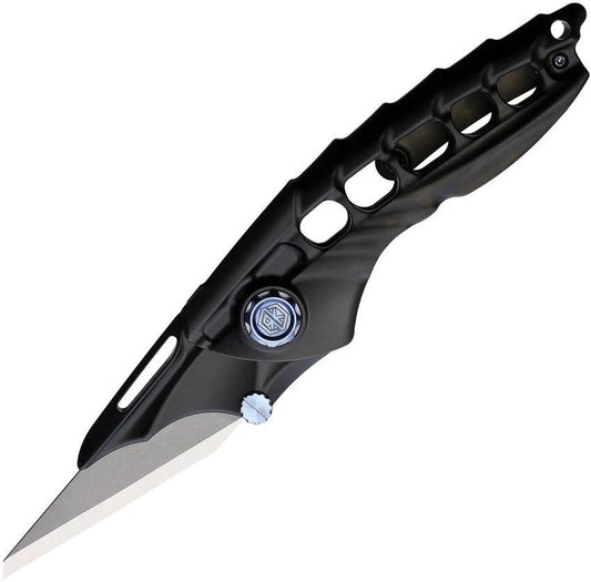 Rike Knife ALIEN1 Framelock Plain ALIEN1B by Rike Knife