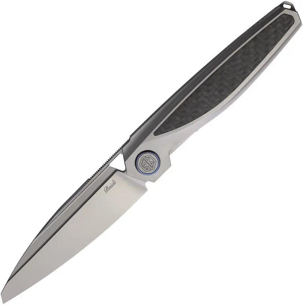 Rike Knife Baidi-S Linerlock Black CF BAIDI-S-BCF by Rike Knife