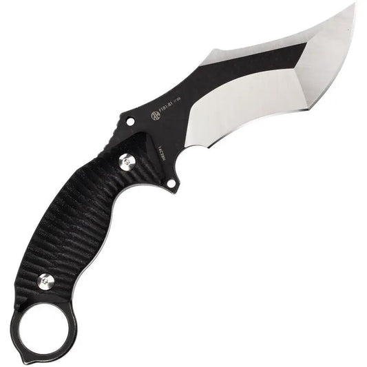 Ruike F181 Rugged Fixed Blade Knife For EDC And Outdoors - 4.5 Inch 14C28N Blade Full Tang G10 by RUIKE