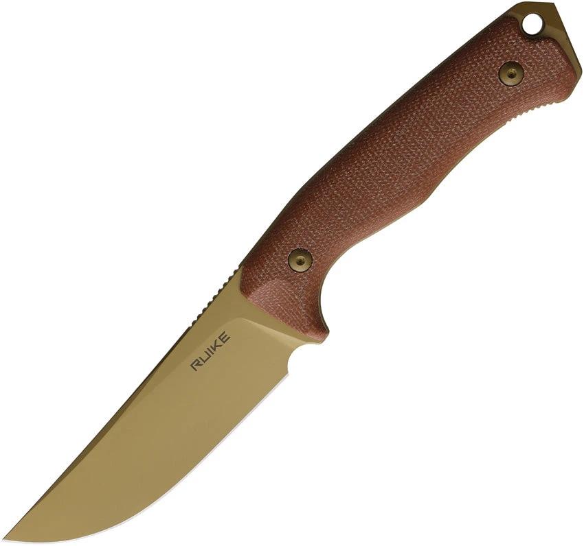 RUIKE F186 Fixed Blade Brown F186-MN by RUIKE