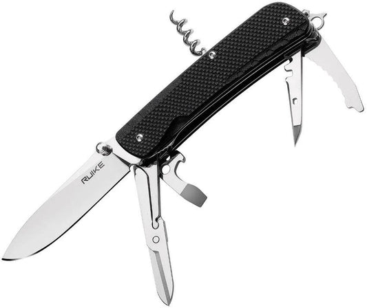RUIKE L31 Large Multifunction Knife With 14 Tools G10 Handle EDC Outdoor Survival Tool by RUIKE